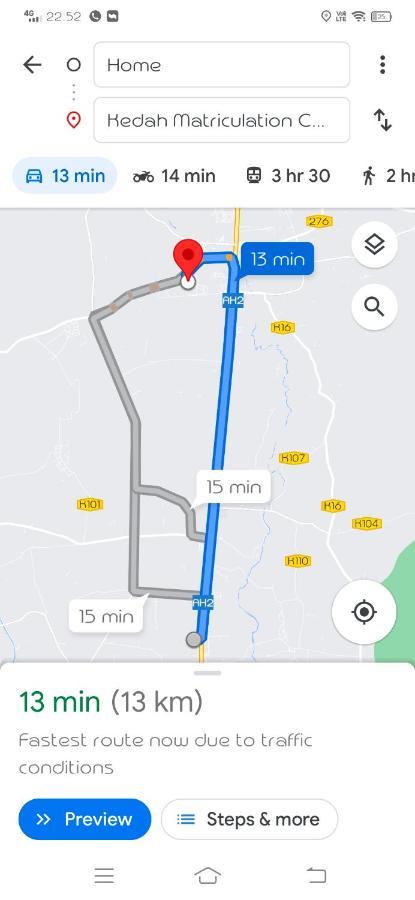 Homestay De'69 Jitra Zewnętrze zdjęcie